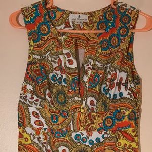 Jude Connally tank dress snap close sz S